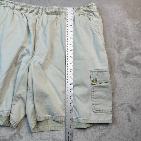 Vintage 90s Y2K Big Dogs Dad Shorts Mens L Khaki Cargo Outdoor Casual Men Soft - Picture 7 of 12